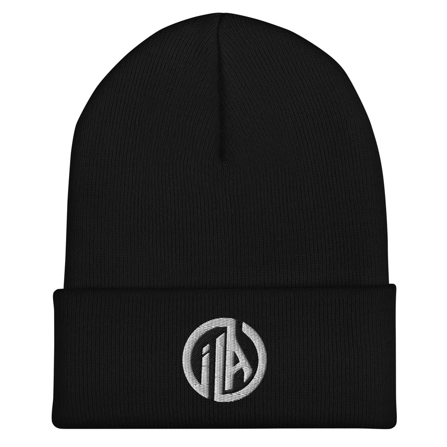 Yin Yang Cuffed Beanie